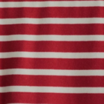 jersey marin fond rouge rayé blanc